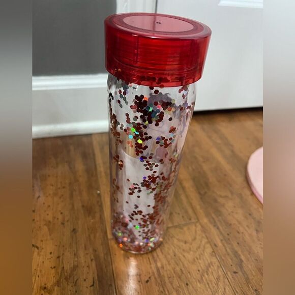 Betty boop Glitter Decorated Acrylic Water Bottle - Picture 3 of 8